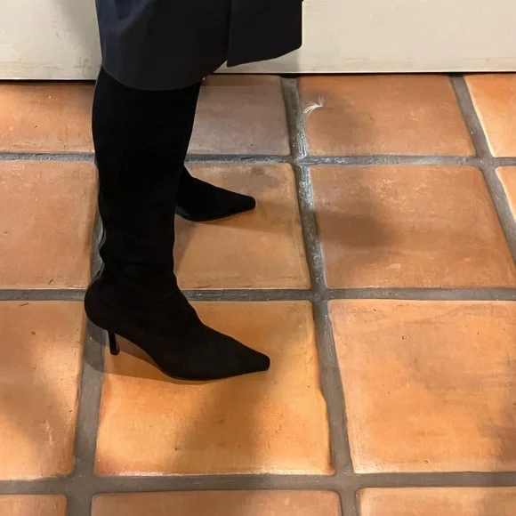 Black Heeled Boots - Picture 2 of 9